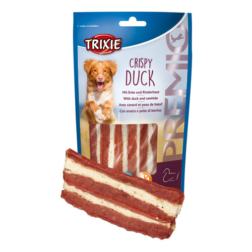 Trixie Premio Paski z KACZKI przysmak dla Psa 100g