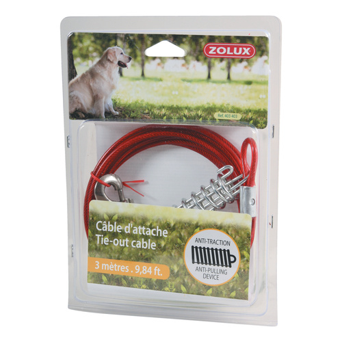 ZOLUX Linka z amortyzatorem dla psa 3 m