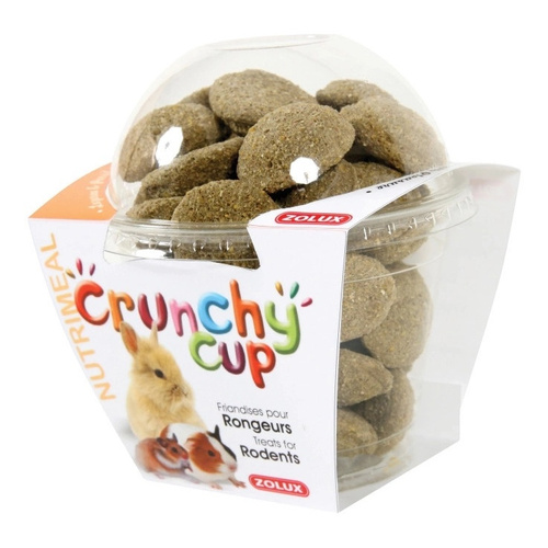 Zolux Przysmak naturalny dla gryzoni CRUNCHY CUP lucerna pietruszka 200g