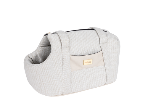 amiplay Torba transportowa Milano S 35x21x24cm Kremowy