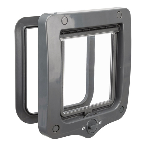 Trixie Drzwiczki DRZWI wahadłowe 2-Way 20x22 szary