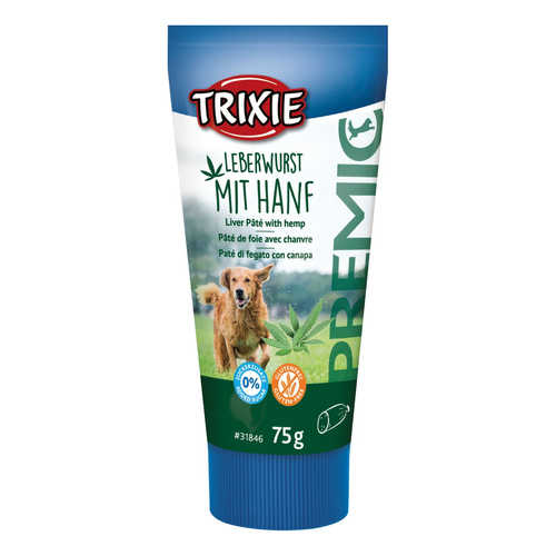 Trixie Pasztet wątróbka z konopiami dla psa 75g