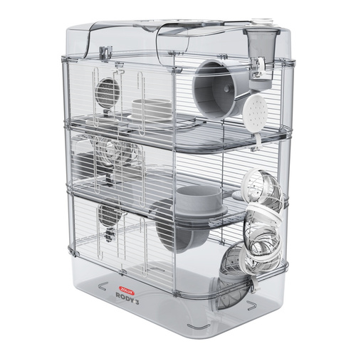 ZOLUX Klatka dla chomika, myszki RODY 3 TRIO kol. biały