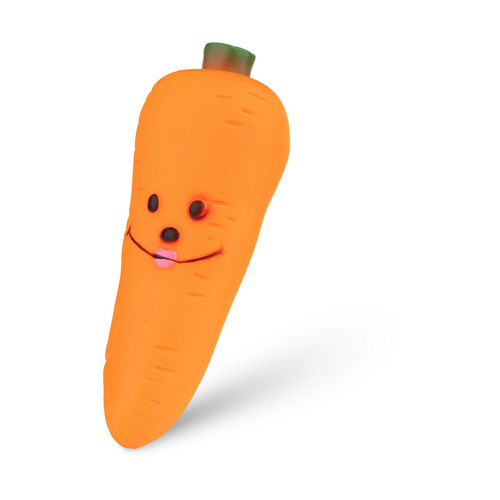 Barry King Zabawka, dla psa, marchewka, winylowa, 10 cm