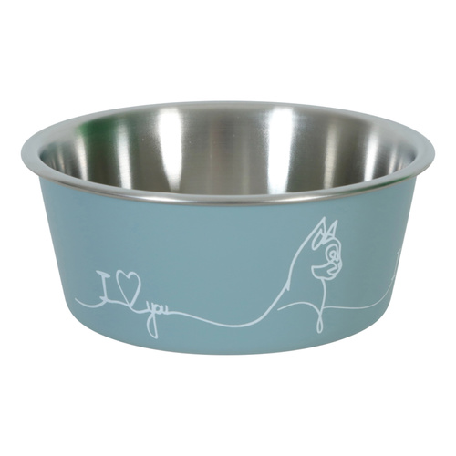 ZOLUX Miska antypoślizgowa dla psa LOVE kol. niebieski 400ML