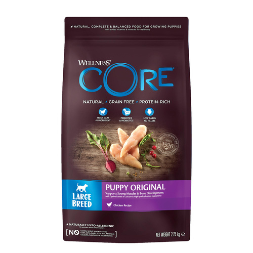 Wellness Core Puppy Original karma sucha dla szczeniąt dużych ras kurczak 2,75kg