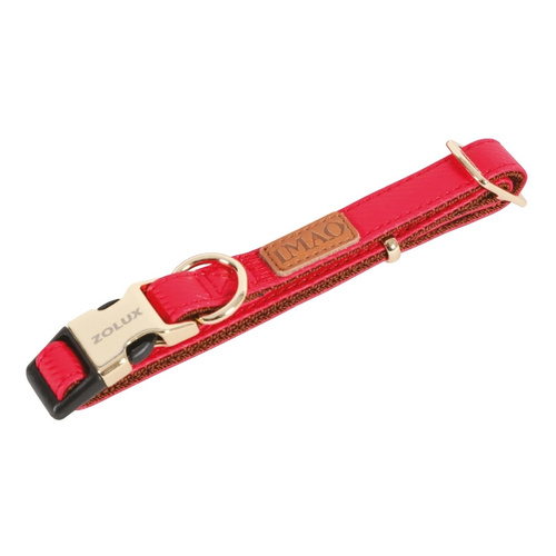 ZOLUX Obroża dla psa elegancka IMAO MAYFAIR 20 mm kol. czerwony