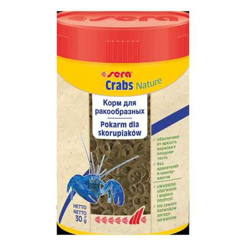 Sera Crabs Nature 100 ml granulat - pokarm dla krewetek i raków