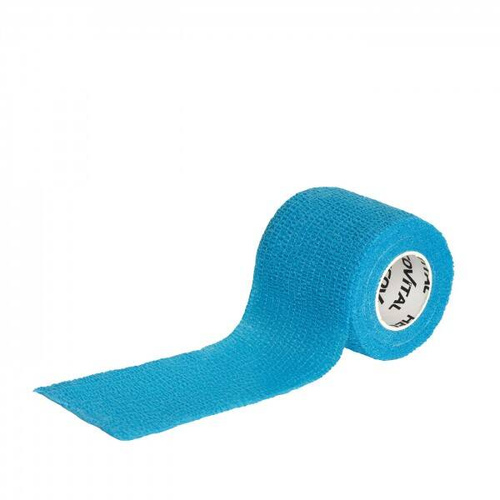 Bandaż kohezyjny samoprzylepny elastyczny niebieski 5cm x 4,5m