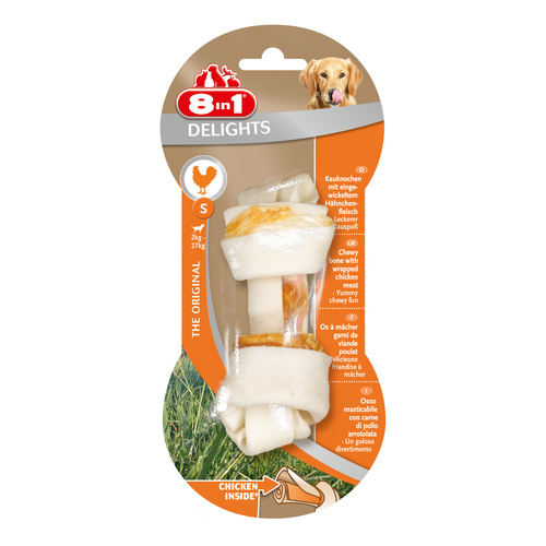 8in1 Przysmak dla psa kość o smaku kurczaka Delights S 1 szt.