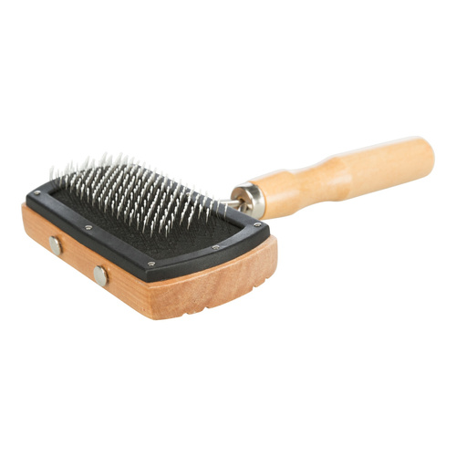 Trixie MIĘKKA drewniana SZCZOTKA dla piesa kota