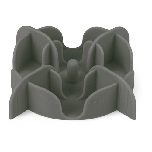 ZOLUX Wkład spowalniający jedzenie do miski psa, kota S szary 13,5x13,5cm