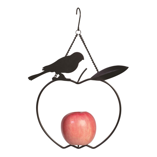 Garden Fun Karmnik dla ptaków do zawieszania owoców lub kul tłuszczowych metalowy 23x225cm