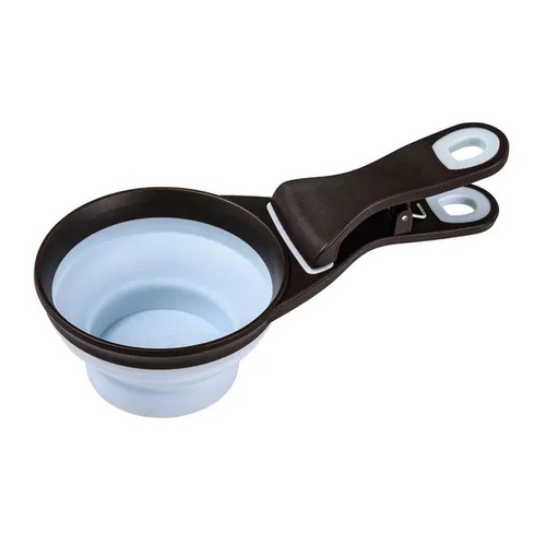 ZOLUX Miarka 2w1 z klipsem do karmy L niebieska 22x12 cm