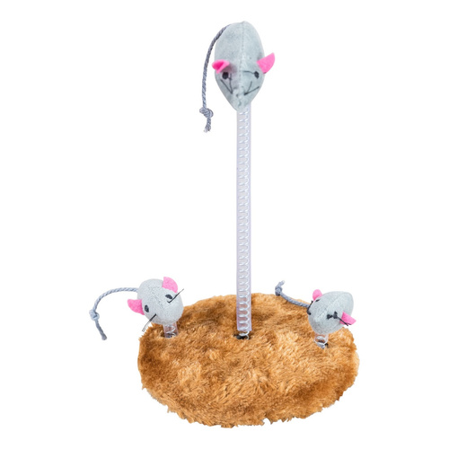 Trixie MYSZY NA SPRĘŻYNIE 3szt/op(30cm)