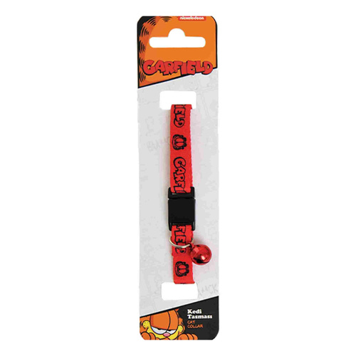 Garfield,  obroża dla kota, czerwona