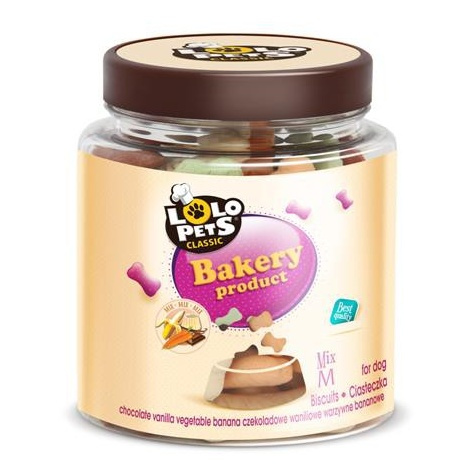 Ciastka Dla Psa Kości M Mix W Słoikach 210G
