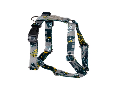 amiplay Szelki regulowane Guard Amik S 17-27 26-35x1,5cm DirtyDog