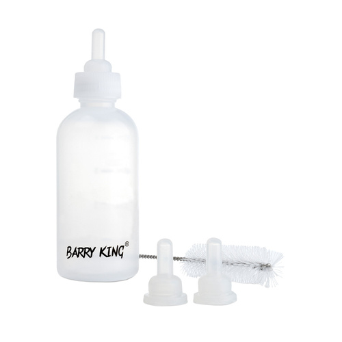 Barry King Butelka do karmienia, 3 smoczki + szczoteczka, 60 ml