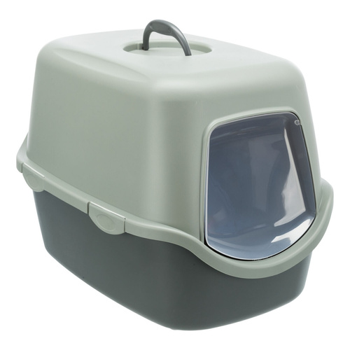 Trixie Be Eco Vico, kuweta kryta, antracyt/szary/zielony, 40 × 40 × 56 cm