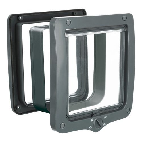 Trixie Drzwiczki DRZWI 4-Way XXL z tunelem biały