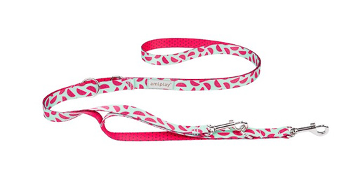 amiplay Smycz dla Psa 7w1 BeHappy XL 100-200cm Watermelon