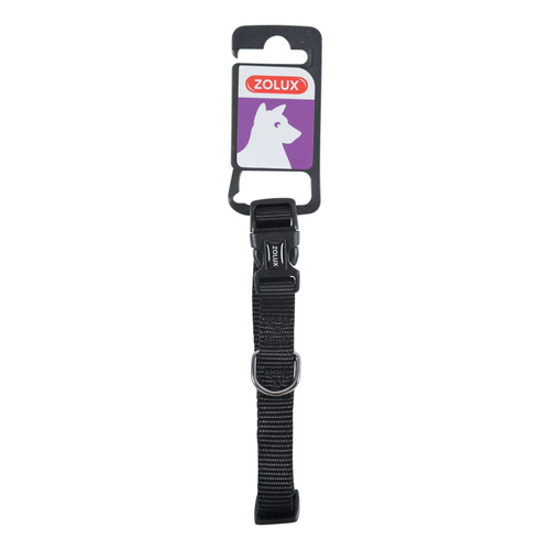 Zolux Obroża dla psa nylonowa taśma 40/50cm 20mm kol. czarny