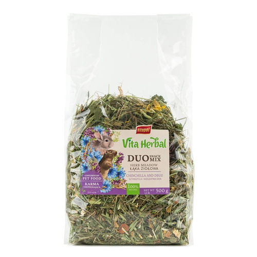 Vita Herbal Duo Snack Łąka ziołowa szynszyli 500g