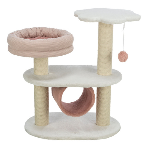 Trixie Isabella, drapak stojący, dla kota, biały/różowy, 70 cm