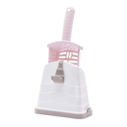 IMAC Romeo łopatka do kuwety ze stojakiem różowa 175x11x28