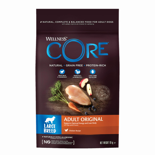 Wellness Core Adult Original karma sucha dla dorosłych psów dużych ras kurczak 10kg