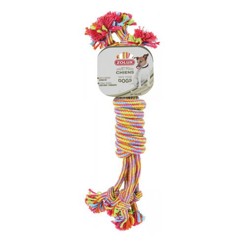 ZOLUX Zabawka sznurowa dla psa szpulka kolorowa 35 cm