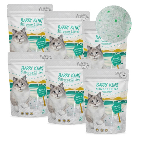 6x Żwirek silikonowy  30L Barry King