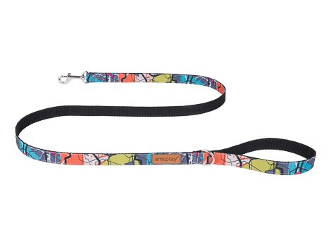 amiplay Smycz dla Psa Adventure XL 140cm /2,5cm Abstrakcja