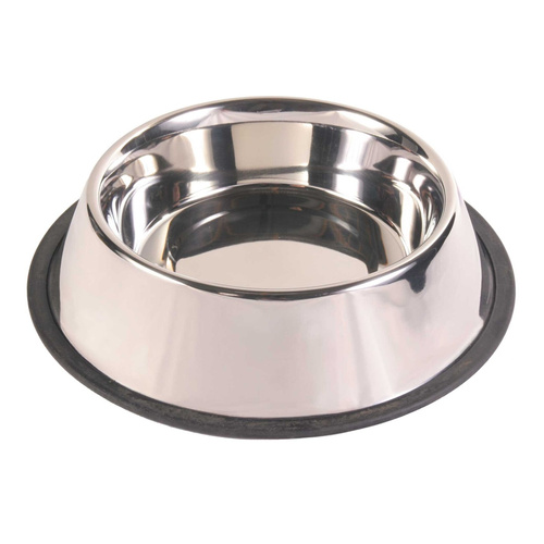 Trixie Miska metalowa na gumie dla psa kota 2,8L