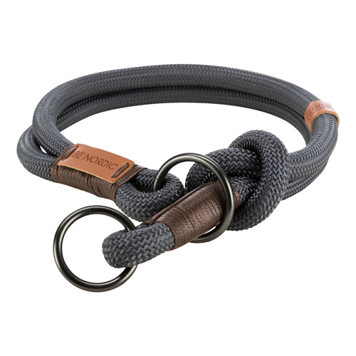 Trixie OBROŻA zaciskowa BE NORDIC dla psa L 50cm szary