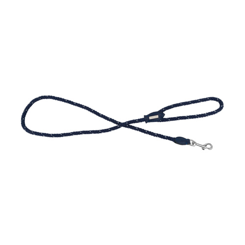 Barry King Smycz dla psa, Rope, granatowa, sznur odblaskowy, 120cm/6mm