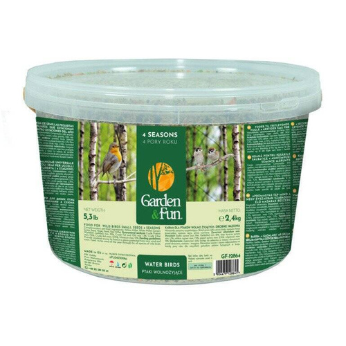 Garden Fun Karma dla ptaków wolnożyjących drobne nasiona 4 pory roku 2,4kg