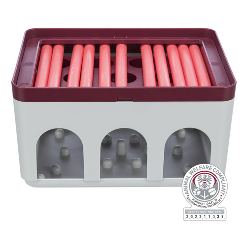 Trixie Cat Activity Rod Box, zabawka edukacyjna, dla kota, 20 x 12 x 16 cm