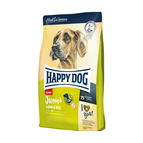 Happy Dog JUNIOR GIANT Lamb Rice 15kg JAGNIĘCINA