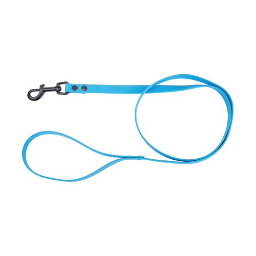 Barry King Smycz dla psa z wytrzymałej gumy, niebieski, 16mm/1,2m