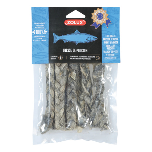 ZOLUX Przysmak naturalny dla psa Warkocz ze skóry dorsza 200 g