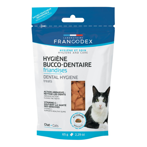 FRANCODEX Przysmak dla kociąt i kotów higiena jamy ustnej 65 g