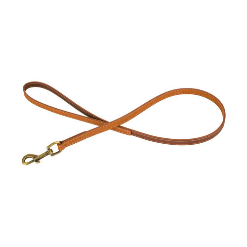 Barry King Smycz skórzana, 15 mm / 100 cm, beżowy