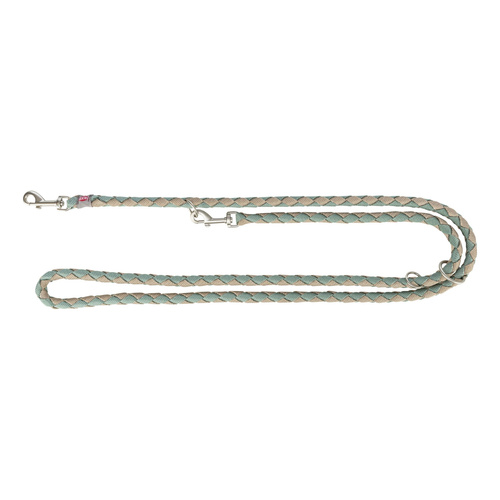 Trixie Cavo, smycz regulowana, dla psa, szałwiowy/piaskowy, S-M: 2.00 m/o 12 mm