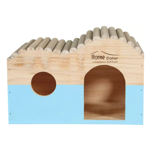 ZOLUX Domek drewniany dla gryzonia Home Color z bali L 203x297x180 mm