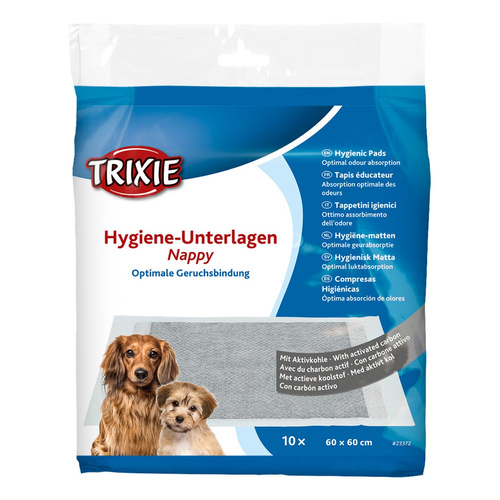 Trixie MATY podkład dla SZCZENIĄT z węglem aktywnym 60x60cm 10szt