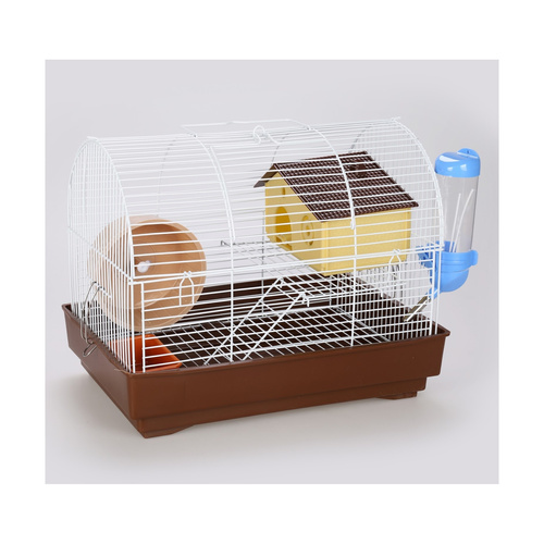Panama Pet Klatka dla gryzoni 33x23x26 cm biało/brązowa