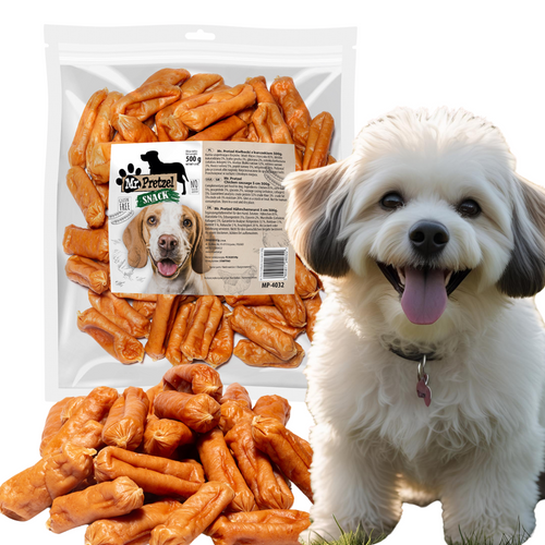PRZYSMAK DLA PSA - Kiełbaski z kurczakiem Mr.Pretzel 500g ZDROWE PREMIUM