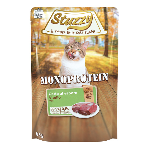 Stuzzy Monoprotein karma mokra dla kota świeża cielęcina 85 g